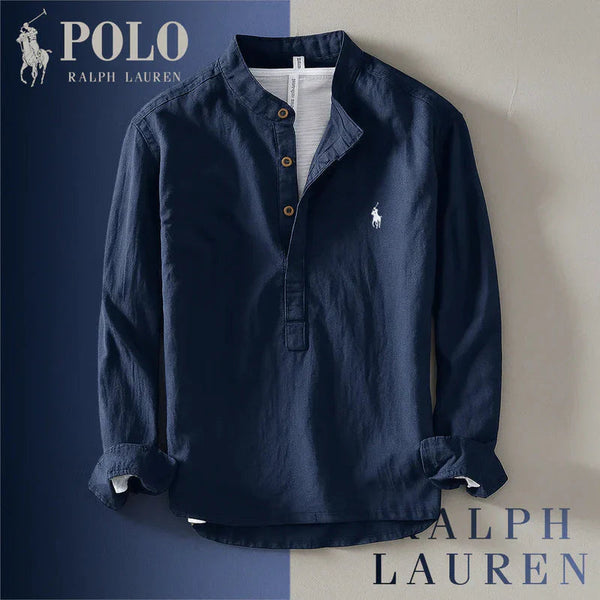Stylish Stand-Up Collar Shirt
