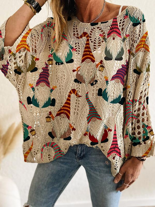 Cozy Halloween Pumpkin Top