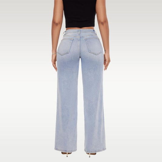 2025 New models Mid-Low Rise Stretch Wide-Leg Baggy Jeans